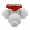 PVDF 3-way Ball Valve